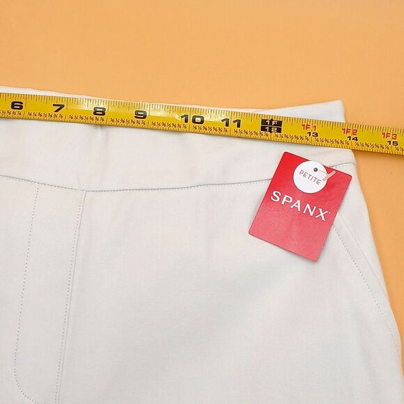 Spanx On- The -Go Slim Straight Ankle Pant 20372Q Classic White PS Patite Small - Picture 4 of 15